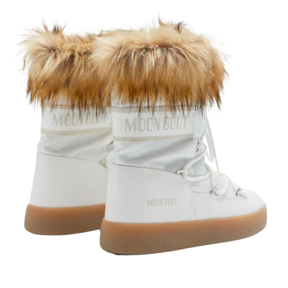 NEW MOON BOOT ltrack monaco low boots in white - Picture 2 of 4